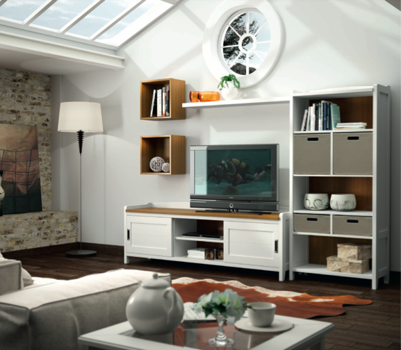 Salón colonial 3 Verona | Muebles Toscana