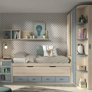 Cama compacta Formas 017 Muebles Toscana