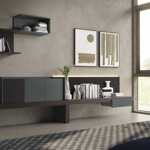 Composición de salón RP008 García Sábate Muebles Toscana