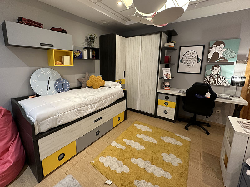 DORMITORIO JUVENIL COMPLETO