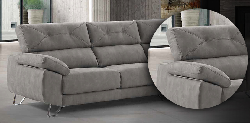 Sofa Goya Relax respaldo alto. Muebles Toscana