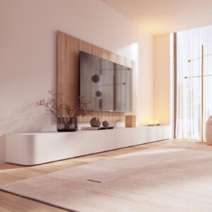 Mueble de salon EN CHAPA NATURAL 04