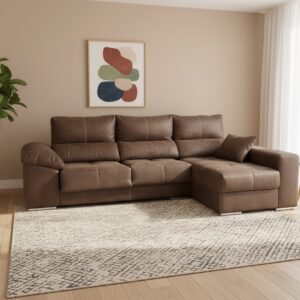 Sofá chaiselongue CHOCOLATE