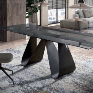 Mesa de comedor CRISTAL PAPALLONA