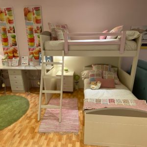 Dormitorio juvenil con litera Muebles Toscana