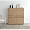 Vitrina doble Nordic con patas - Image 2
