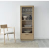 Vitrina doble Nordic con patas - Image 2