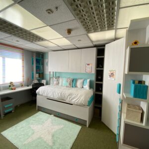 Dormitorio Juvenil con Puente Muebles Toscana