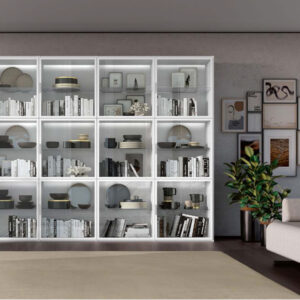 Libreria blanca Los04_Muebles_Toscana