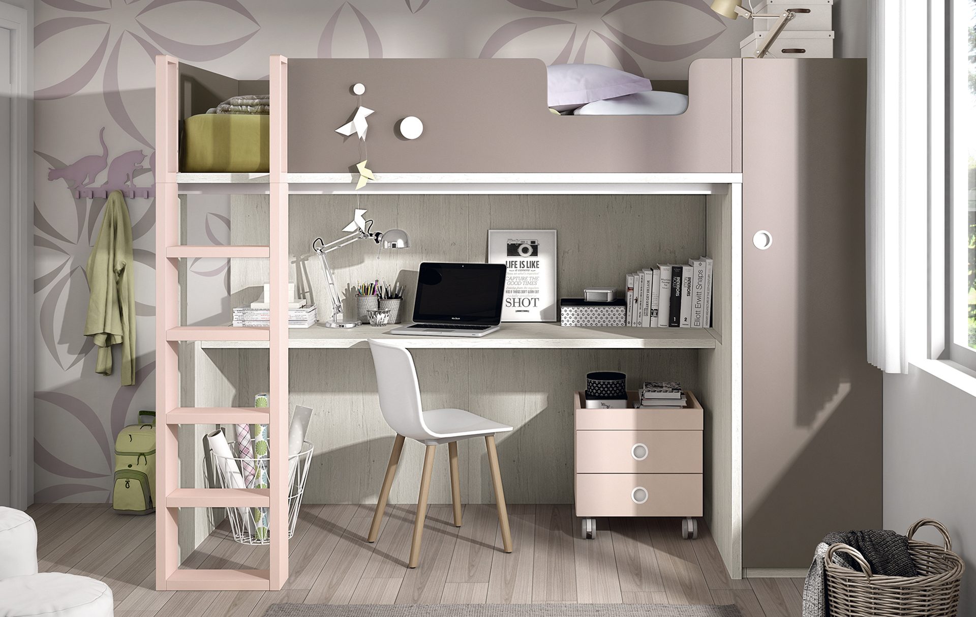 Litera con escritorio | Muebles Toscana