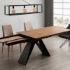 Mesa de comedor extensible Anas MADERA MUEBLES TOSCANA