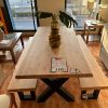 Mesa de comedor con bancos - Image 2