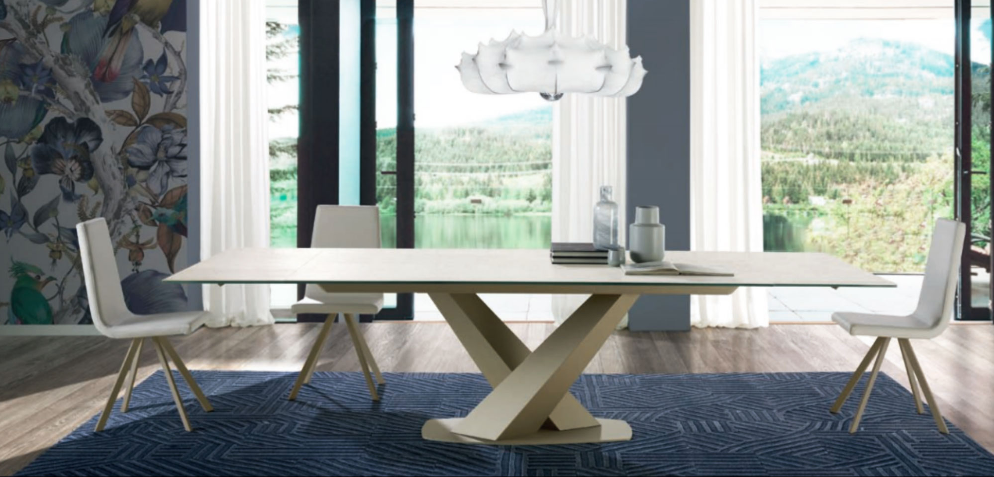 Mesa comedor victory blanca Muebles Toscana