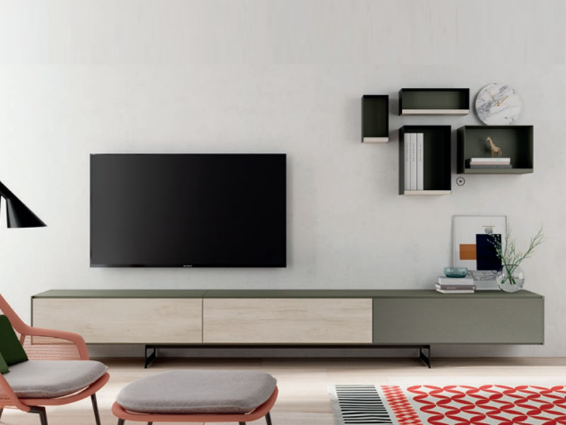 Mueble Bajo TV Roble Vulcano