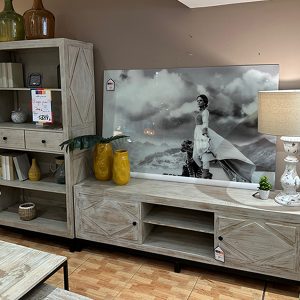 Muebles de TV + librería outlet Muebles Toscana