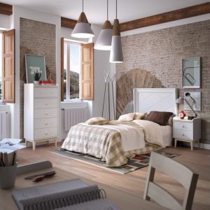 Muebles Toscana dormitorio de matrimonio retro