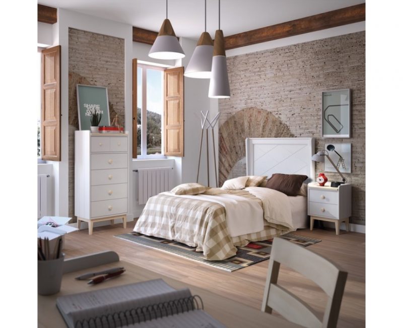 Muebles Toscana dormitorio de matrimonio retro