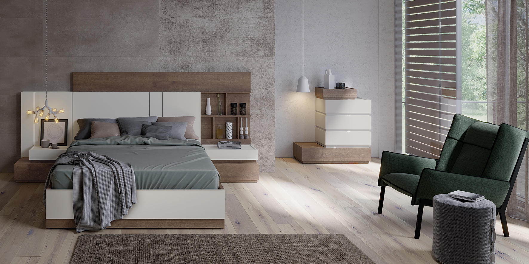 DORMITORIO MODERNO RONDA | Muebles Toscana