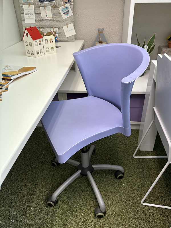 Silla de escritorio Morada