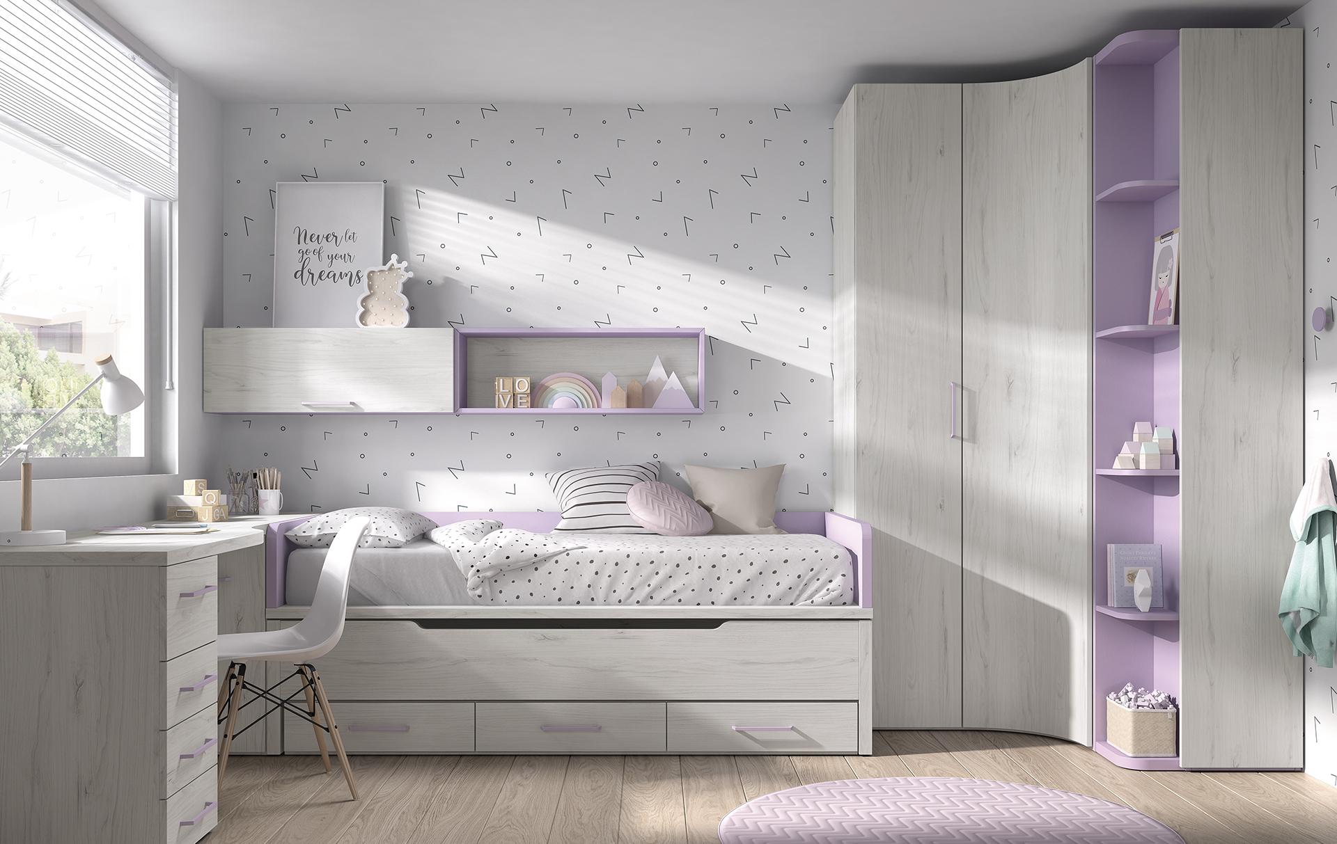 Dormitorio Mood Kids 10 de Ros | Muebles Toscana