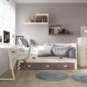 Dormitorio Juvenil Belly Muebles Toscana