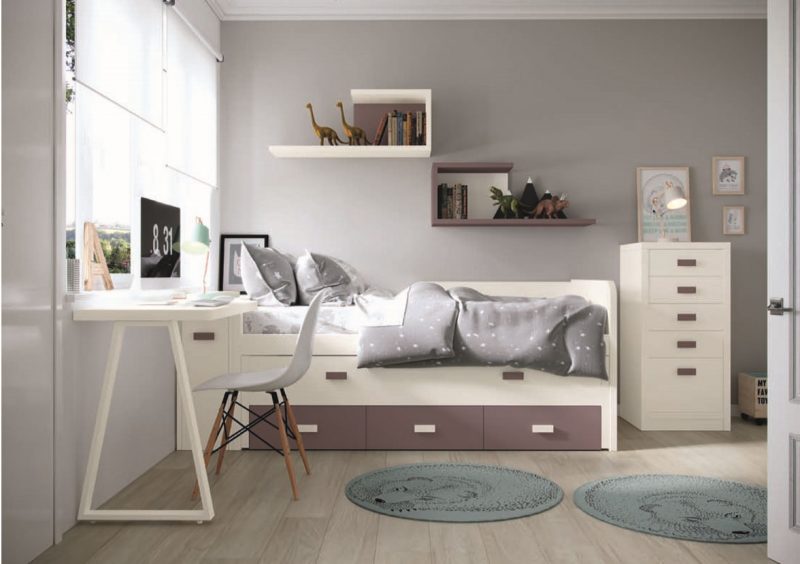 Dormitorio Juvenil Belly Muebles Toscana