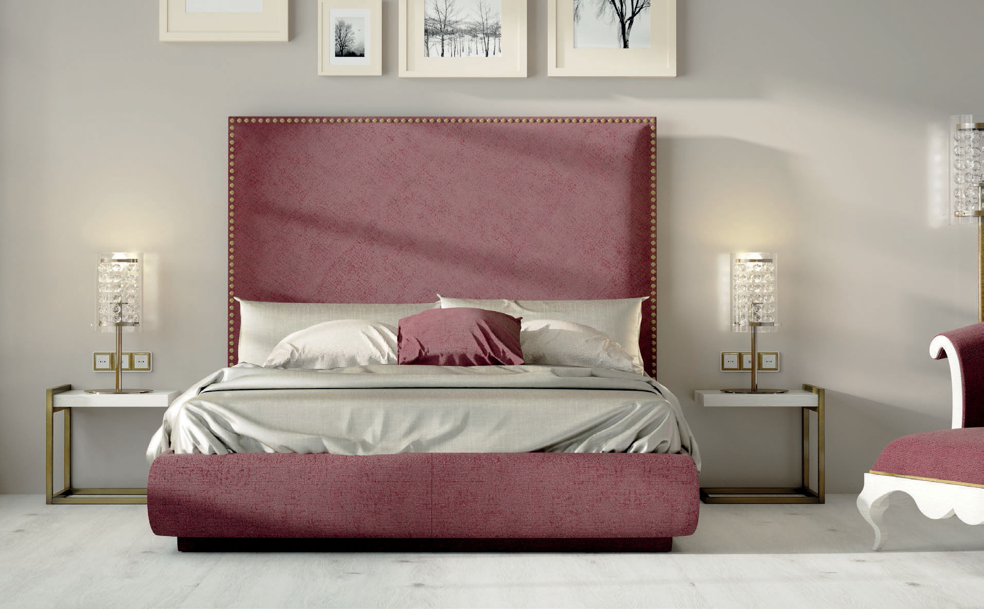 Cama tapizada 153 | Muebles Toscana