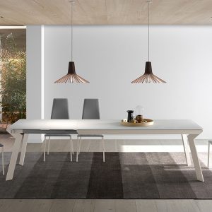 Velvet. Mesa de comedor fija o extensible