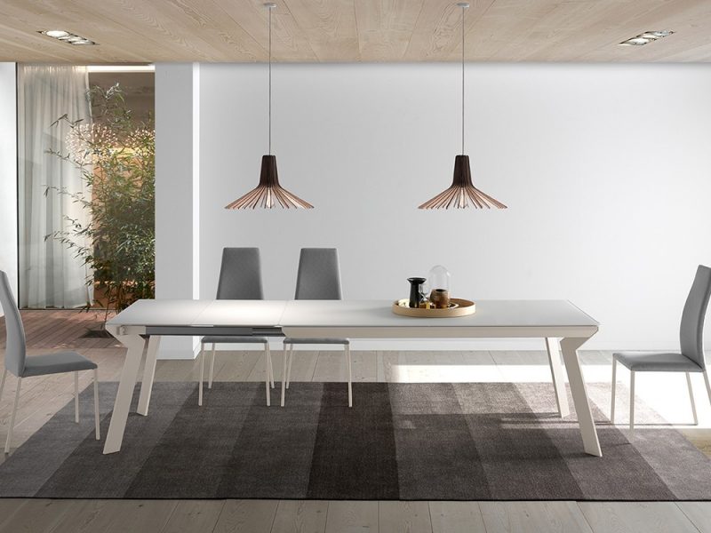 Velvet. Mesa de comedor fija o extensible