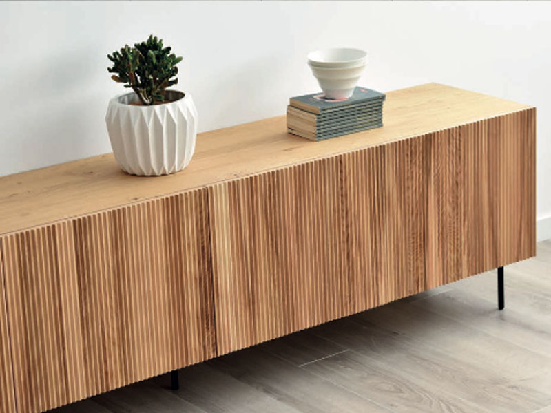 MUEBLE DE TELEVISIÓN MADERA DE ROBLE OVRE - Naumuebles